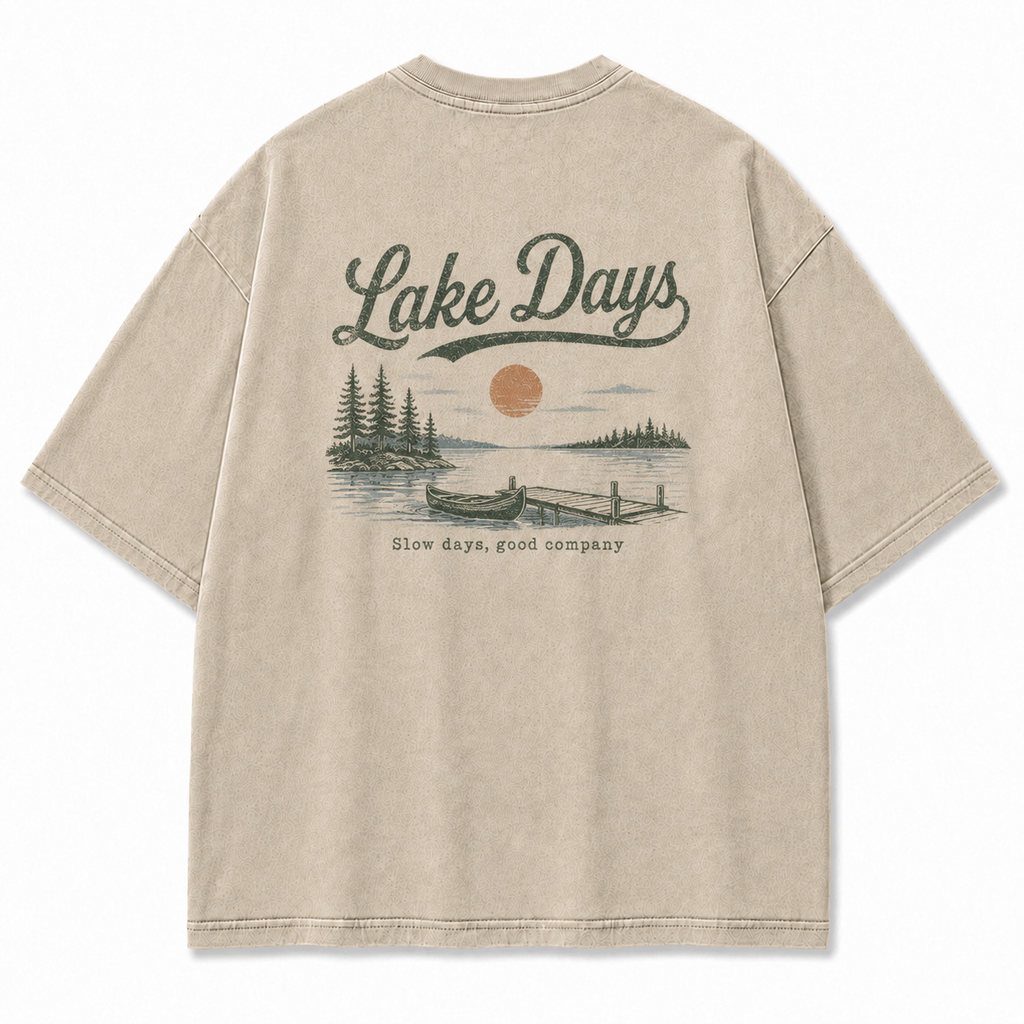 Where Slow Lake Days and Good Company Meet Tee
