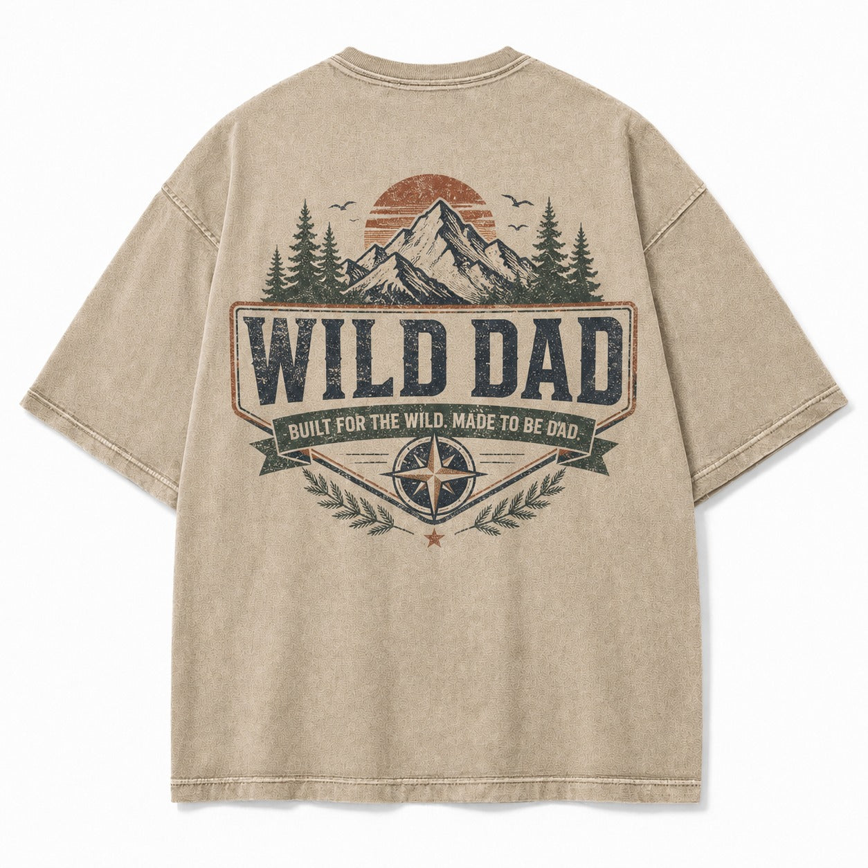 Wild Dad Adventure Washed T-Shirt
