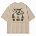 Stay Awhile Campfire Nights Graphic Tee
