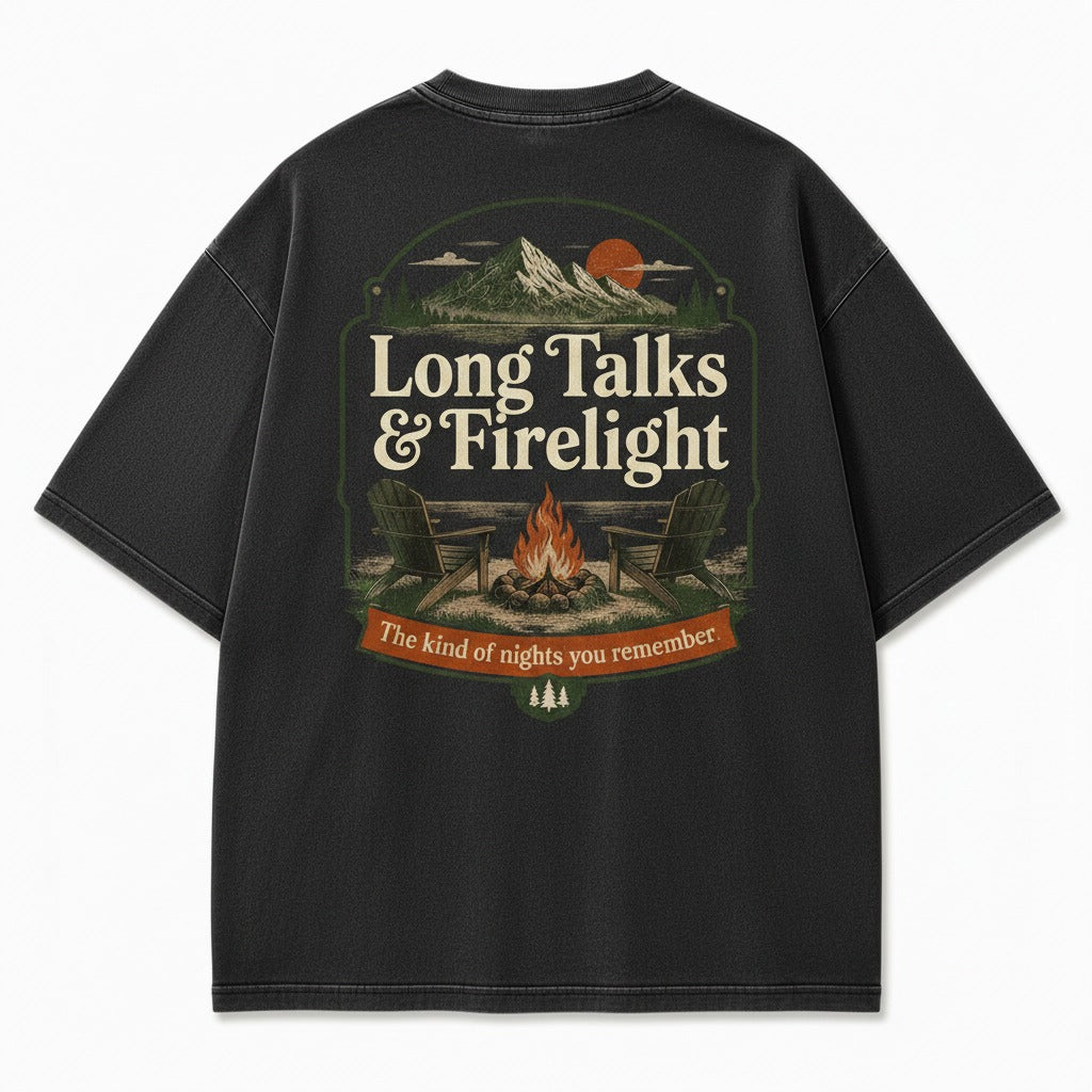 Long Talks & Firelight Graphic Tee
