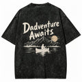 Dadventure Awaits Canoe Washed T-Shirt