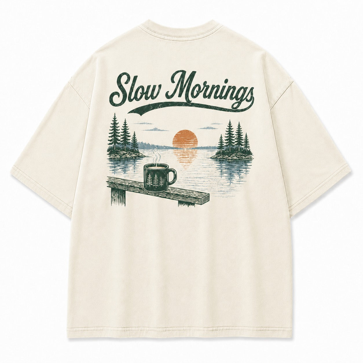 Slow Mornings by the Lake Tee