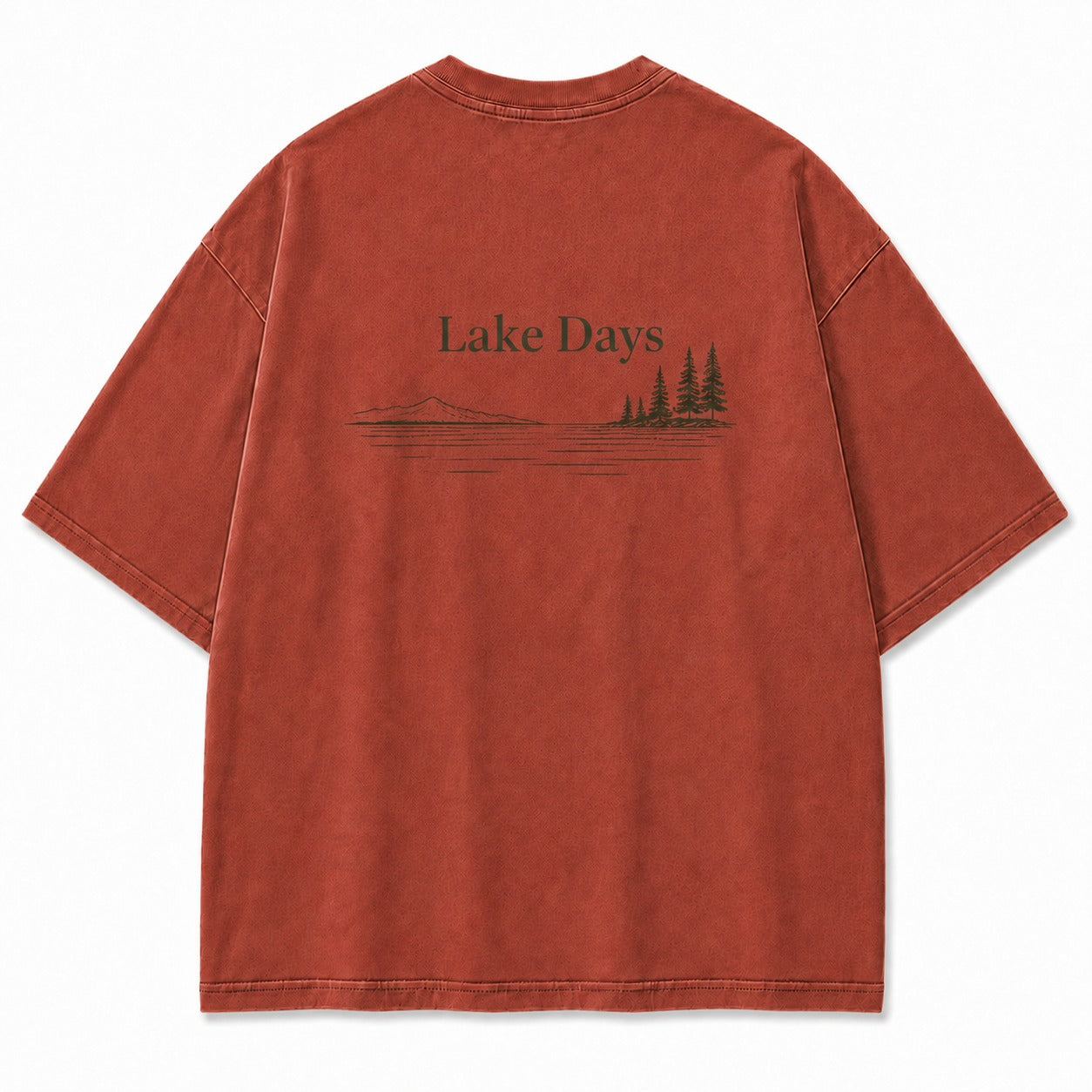 Where Quiet Lake Days Feel Simple and Free Tee