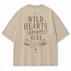 Where Wild Hearts Roam Mountain Graphic Tee
