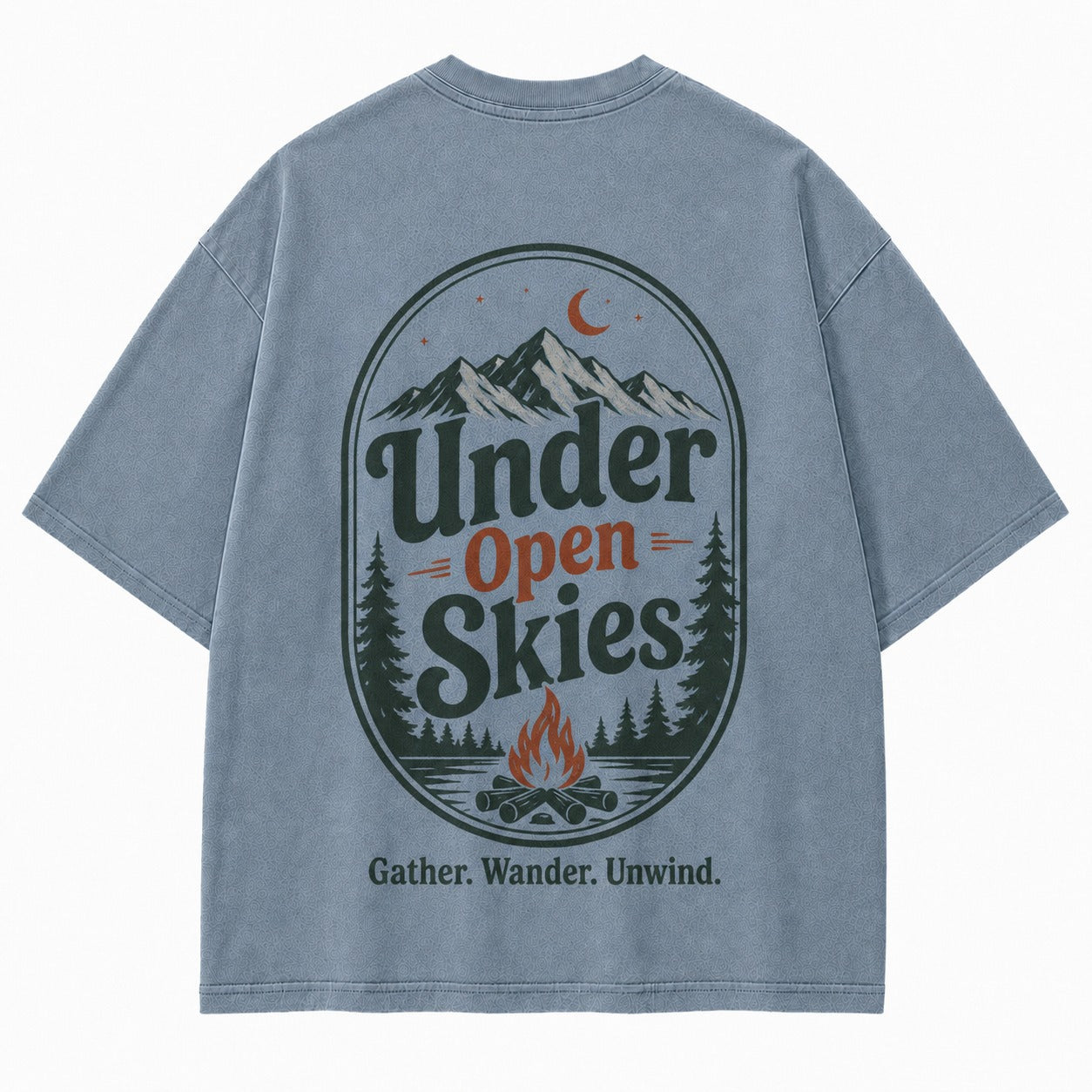 Under Open Skies Campfire Graphic Tee