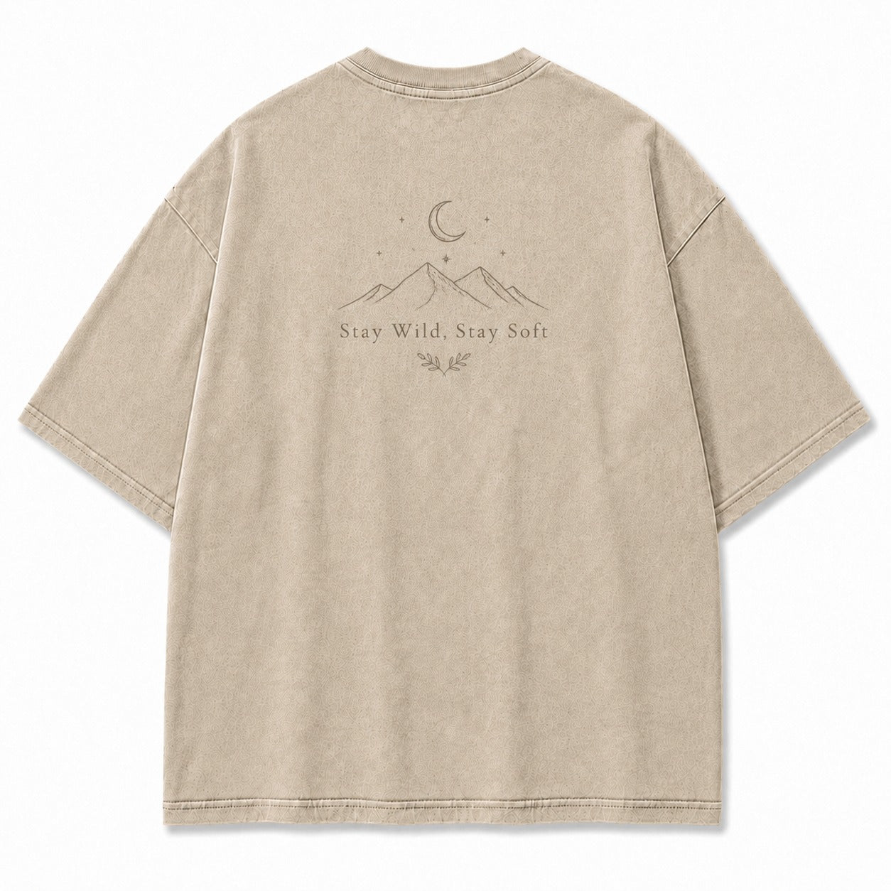 Stay Wild, Stay Soft Minimalist Mountain Tee