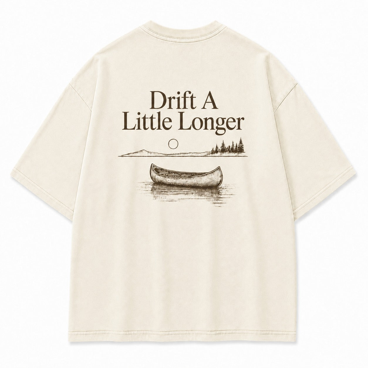 Drift A Little Longer Tee – Quiet Water Canoe
