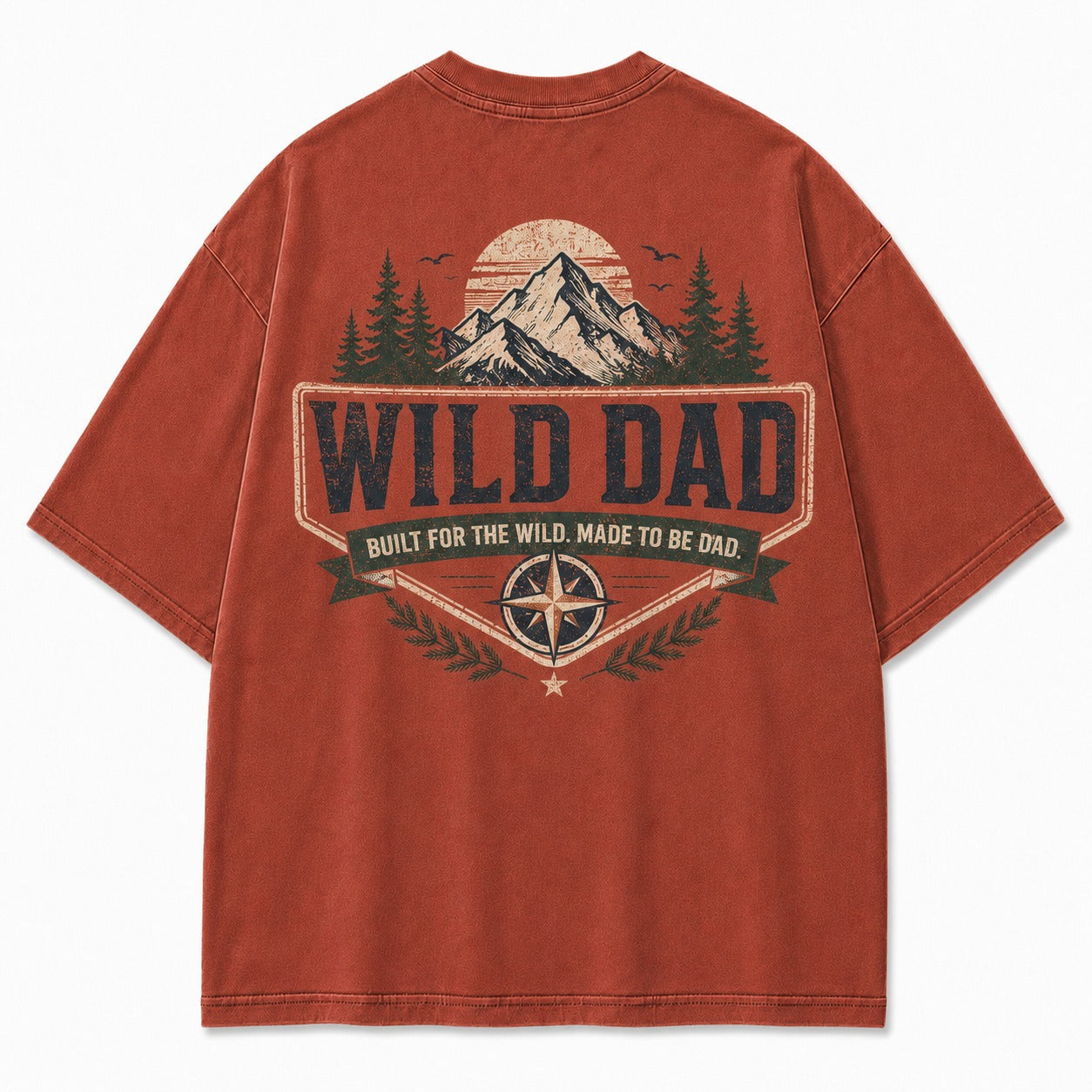 Wild Dad Adventure Washed T-Shirt