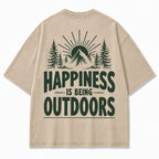 Happiness Lives Outside Tee
