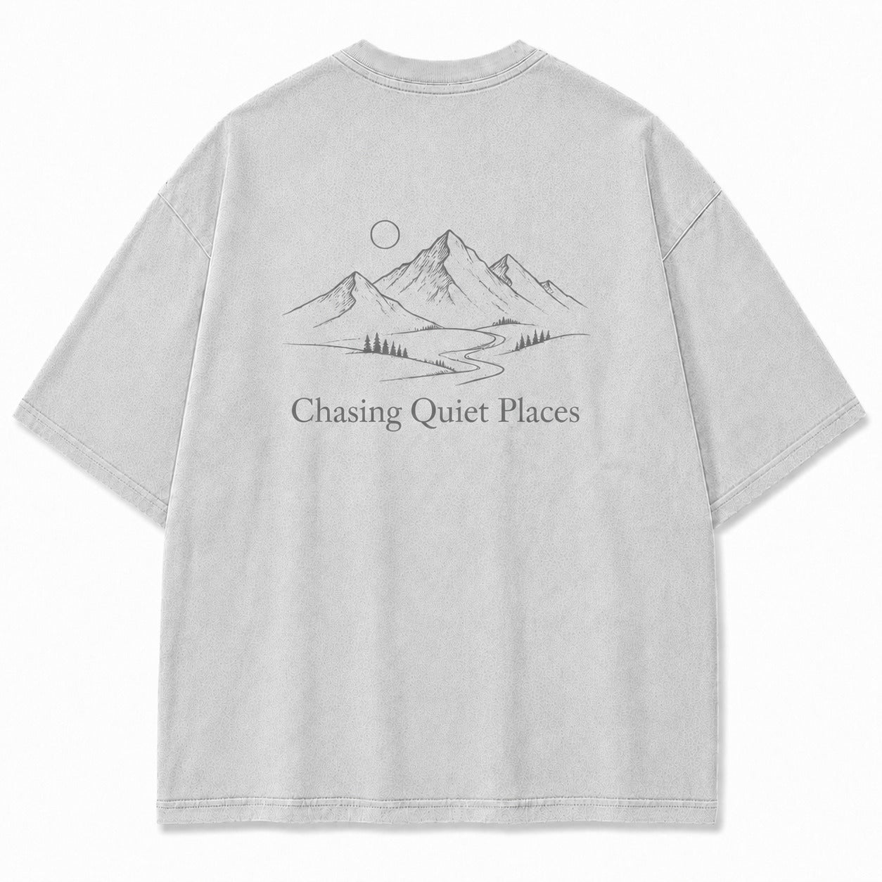 For Slow Evenings Under Open Skies Minimalist Campfire Tee