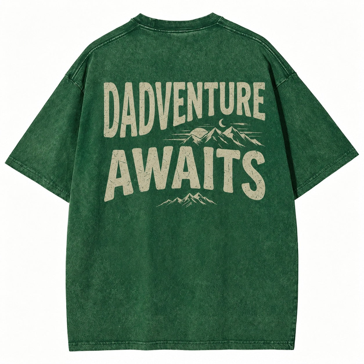 Adventure Begins With Dad Washed T-Shirt