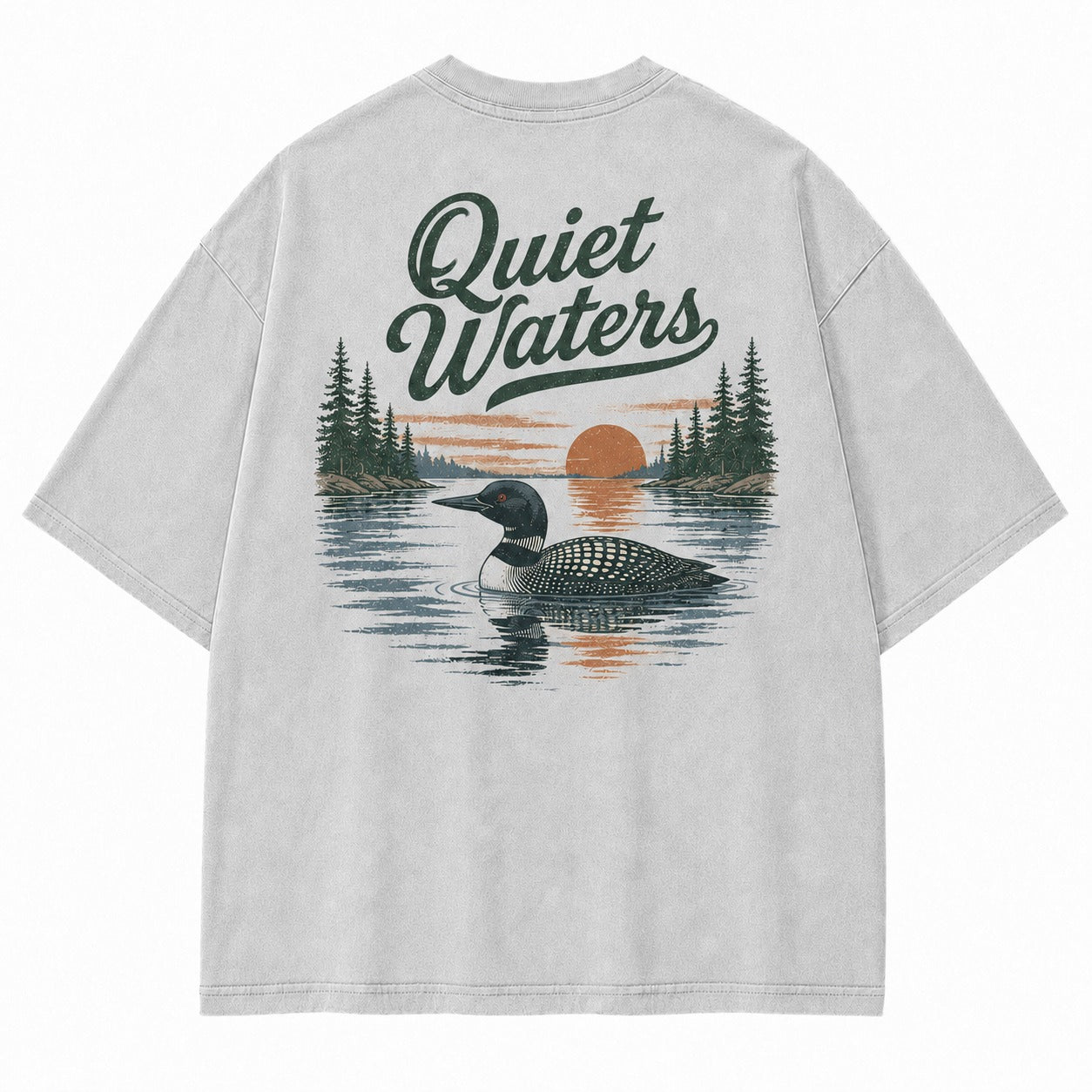 Quiet Waters Loon Graphic Tee