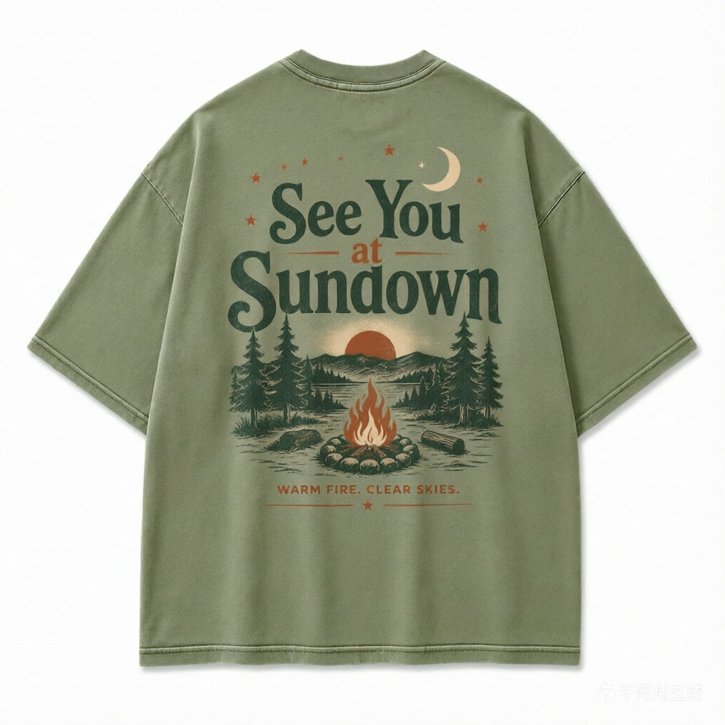 See You at Sundown Campfire Nights Graphic Tee