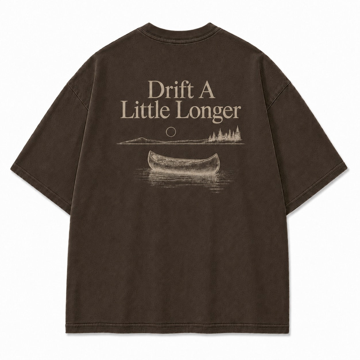 Drift A Little Longer Tee – Quiet Water Canoe