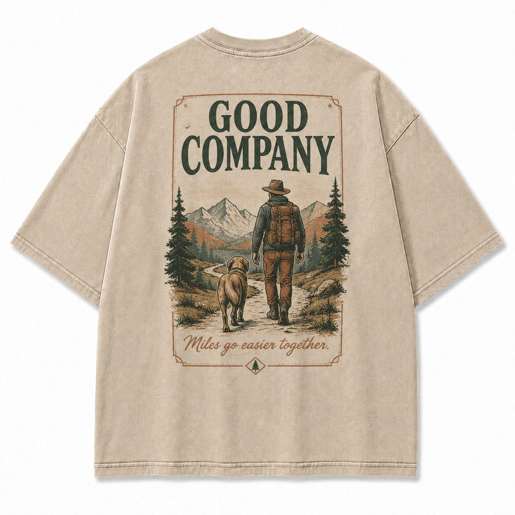 Good Company Makes Miles Easier Tee