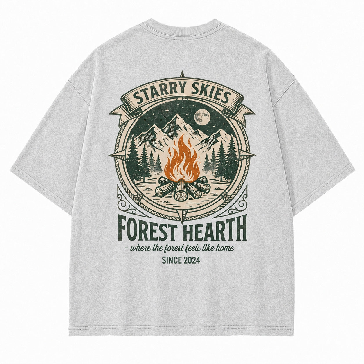 Forest Hearth Campfire Graphic Tee