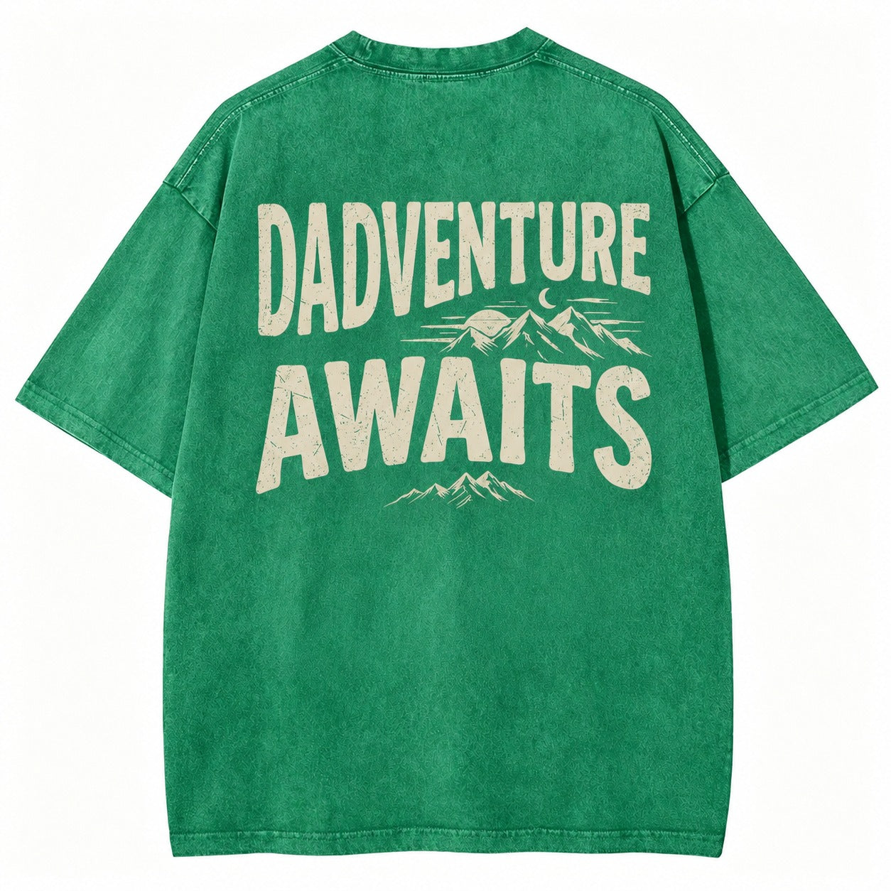 Adventure Begins With Dad Washed T-Shirt