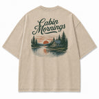 Cabin Mornings by the Lake Tee