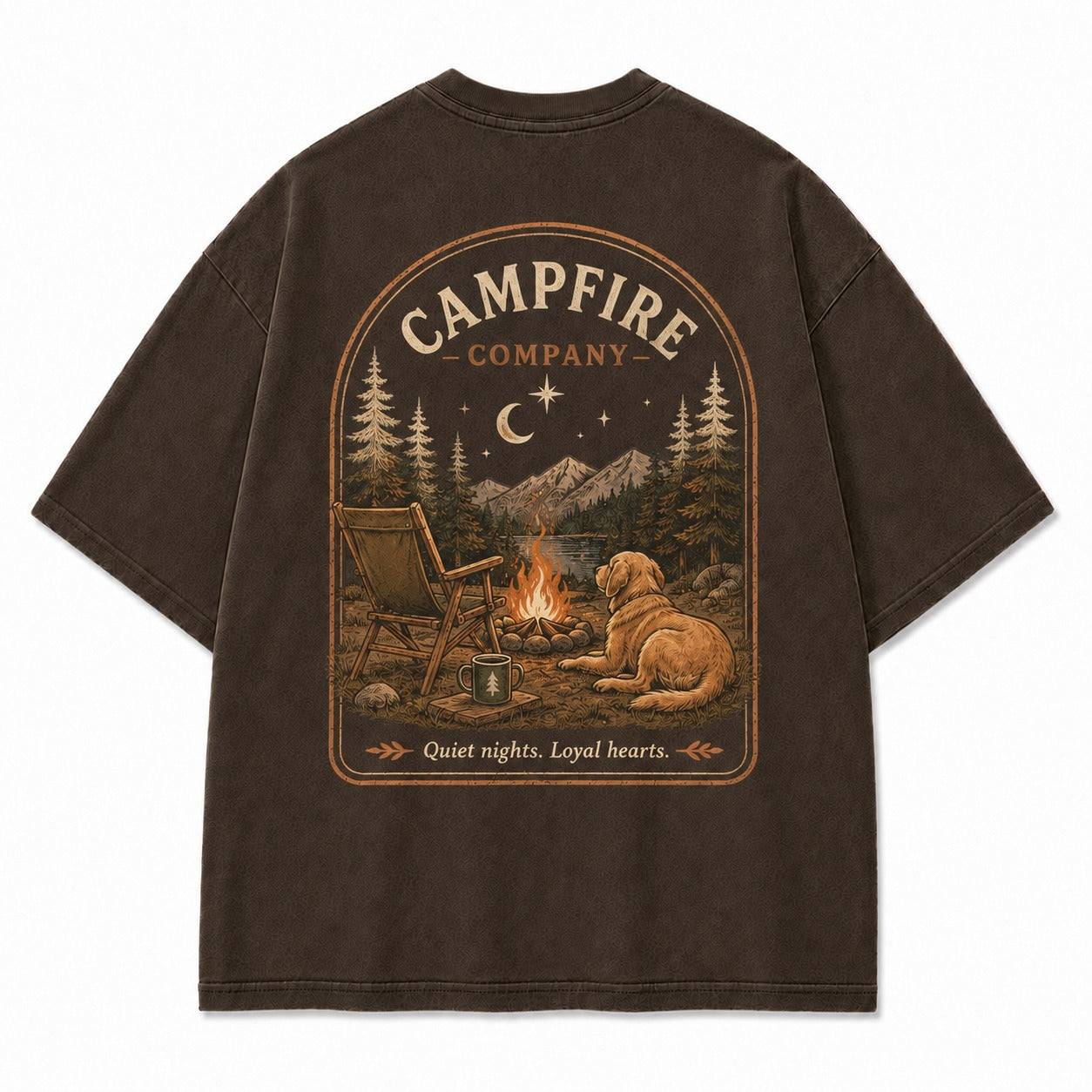 Campfire Company Dog Washed T-Shirt