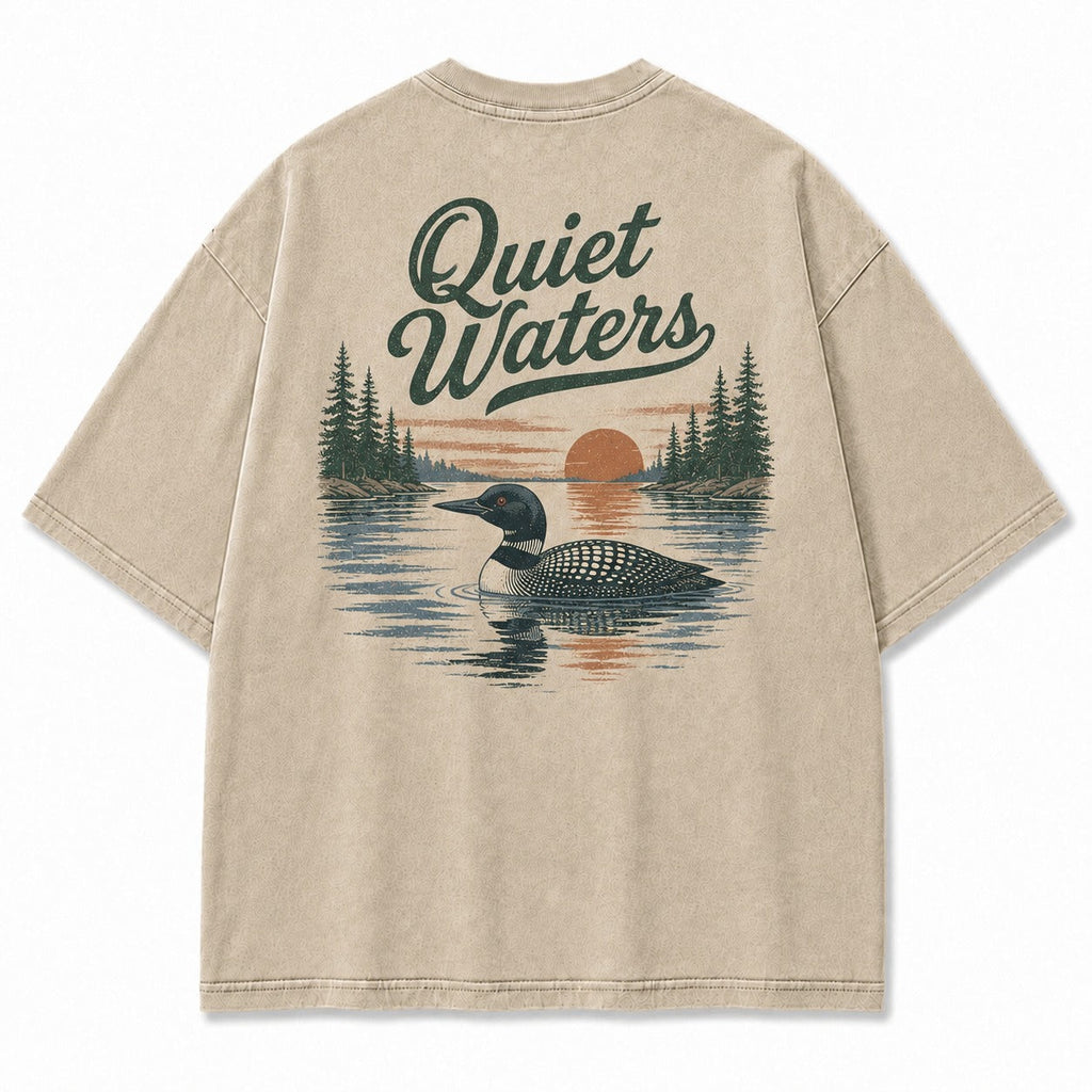 Quiet Waters Loon Graphic Tee