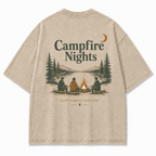 Where The Fire Feels Like Home Campfire Graphic Tee