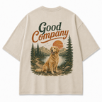Where Good Company Comes with Four Paws Tee