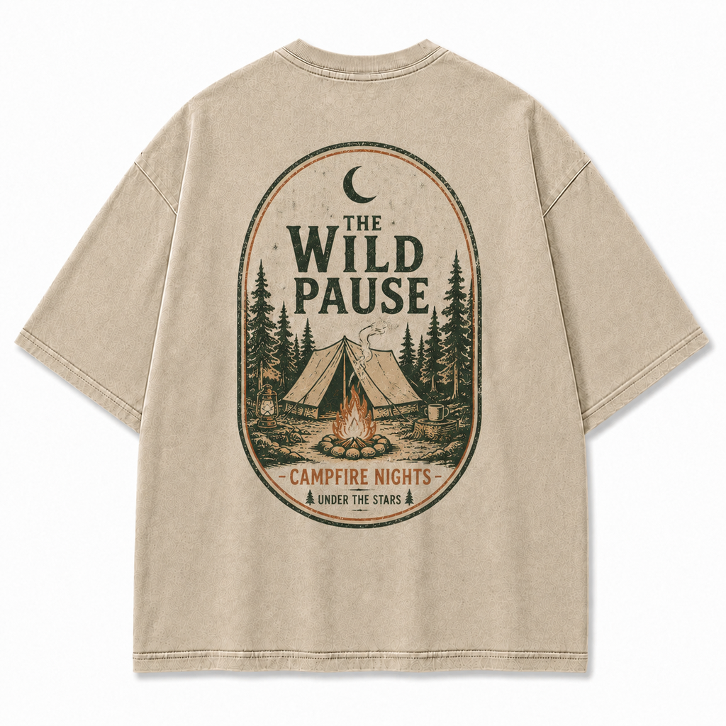The Wild Pause Campfire Nights Graphic Tee